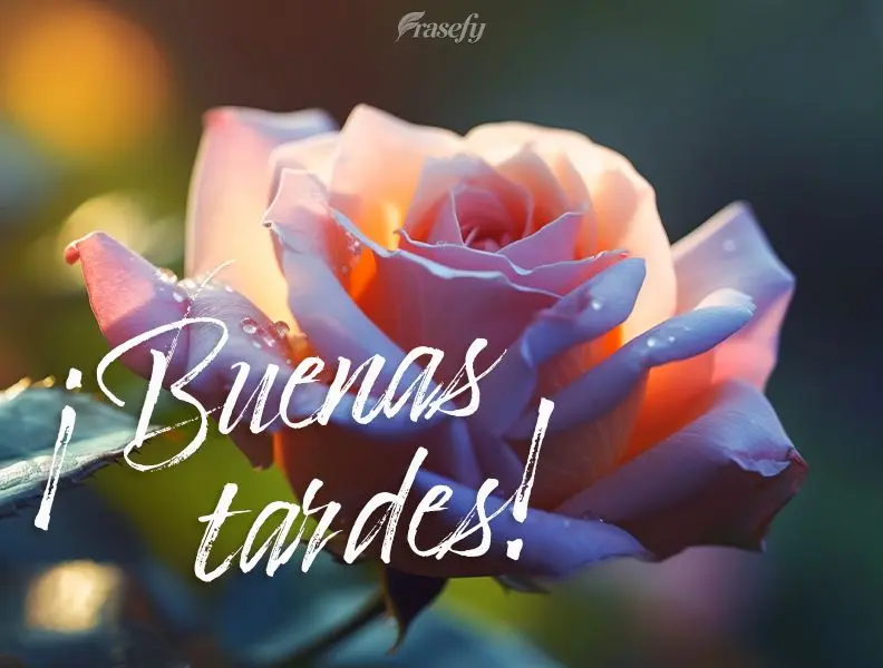 ¡Buenas tardes!