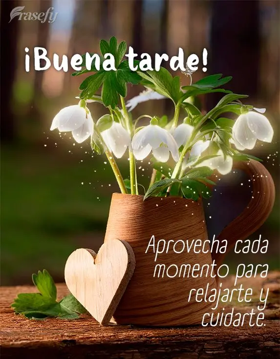 Aprovecha cada momento para relajarte y cuidarte. ¡Boa tarde!