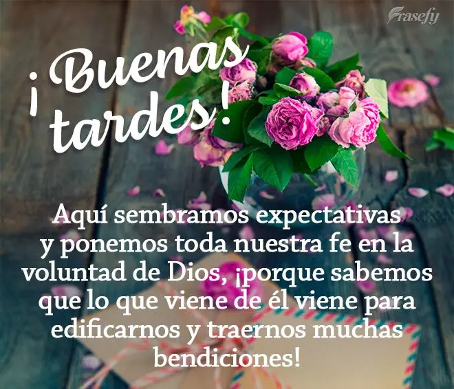 Aquí sembramos expectativas y ponemos toda nuestra fe en la voluntad de Dios, ¡porque sabemos que lo que viene de él viene para edificarnos y traernos...