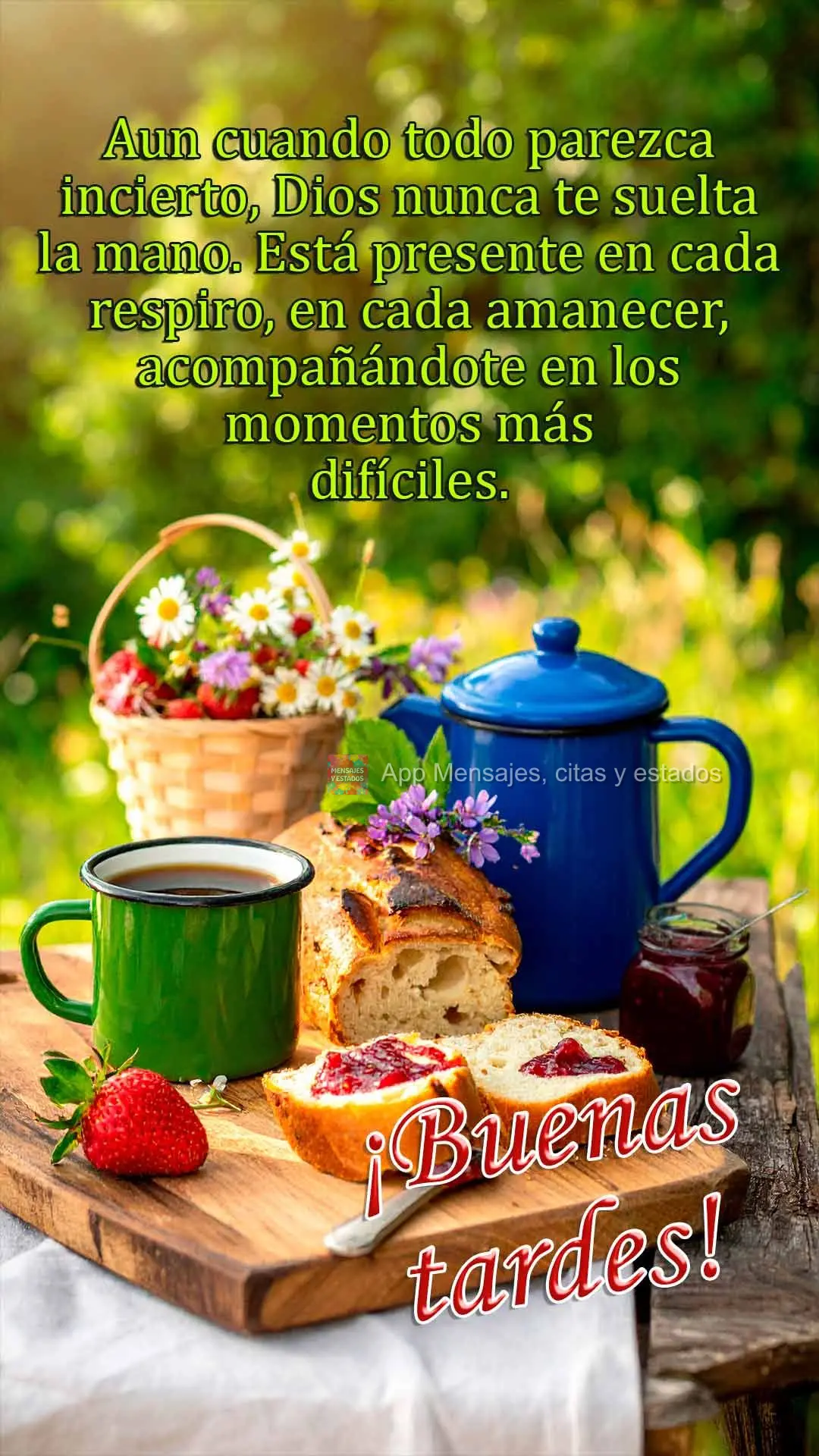 Aun cuando todo parezca incierto, Dios nunca te suelta la mano. Está presente en cada respiro, en cada amanecer, acompañándote en los momentos más di...