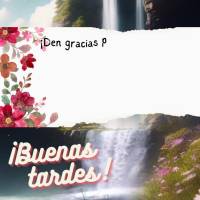 ¡Den gracias por esta hermosa tarde y por poder experimentar las más hermosas bendiciones provenientes de las manos de Dios! ¡Buenas tardes!