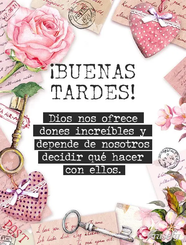 Dios nos ofrece dones increíbles y depende de nosotros decidir qué hacer con ellos. ¡buenas tardes!