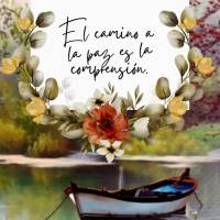 El camino a la paz es la comprensión. ¡Buenas tardes!