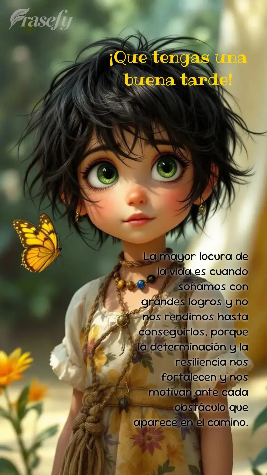 La mayor locura de la vida es cuando soñamos con grandes logros y no nos rendimos hasta conseguirlos, porque la determinación y la resiliencia nos fort...