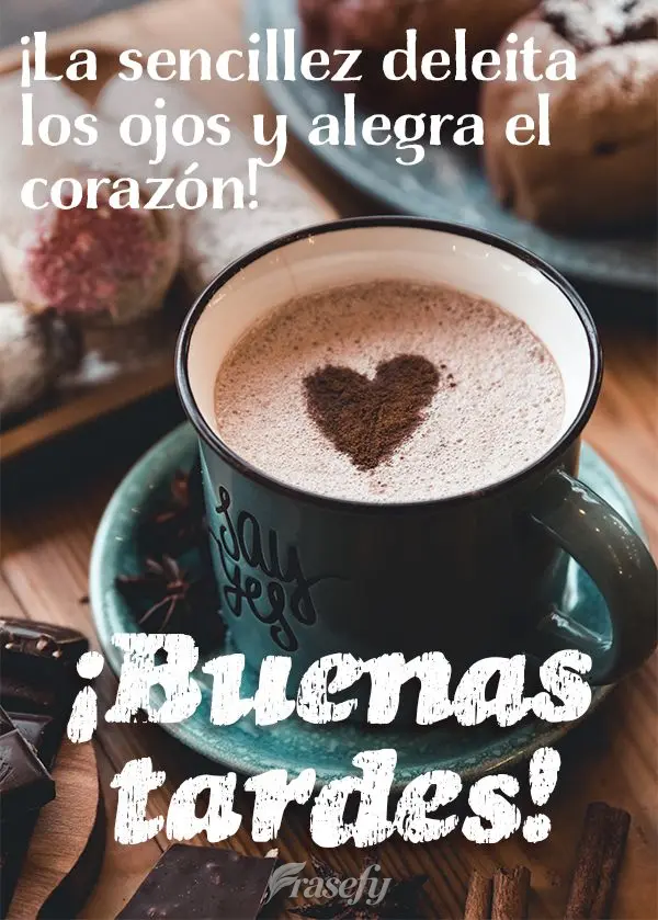 ¡La sencillez deleita los ojos y alegra el corazón! ¡Buenas tardes!