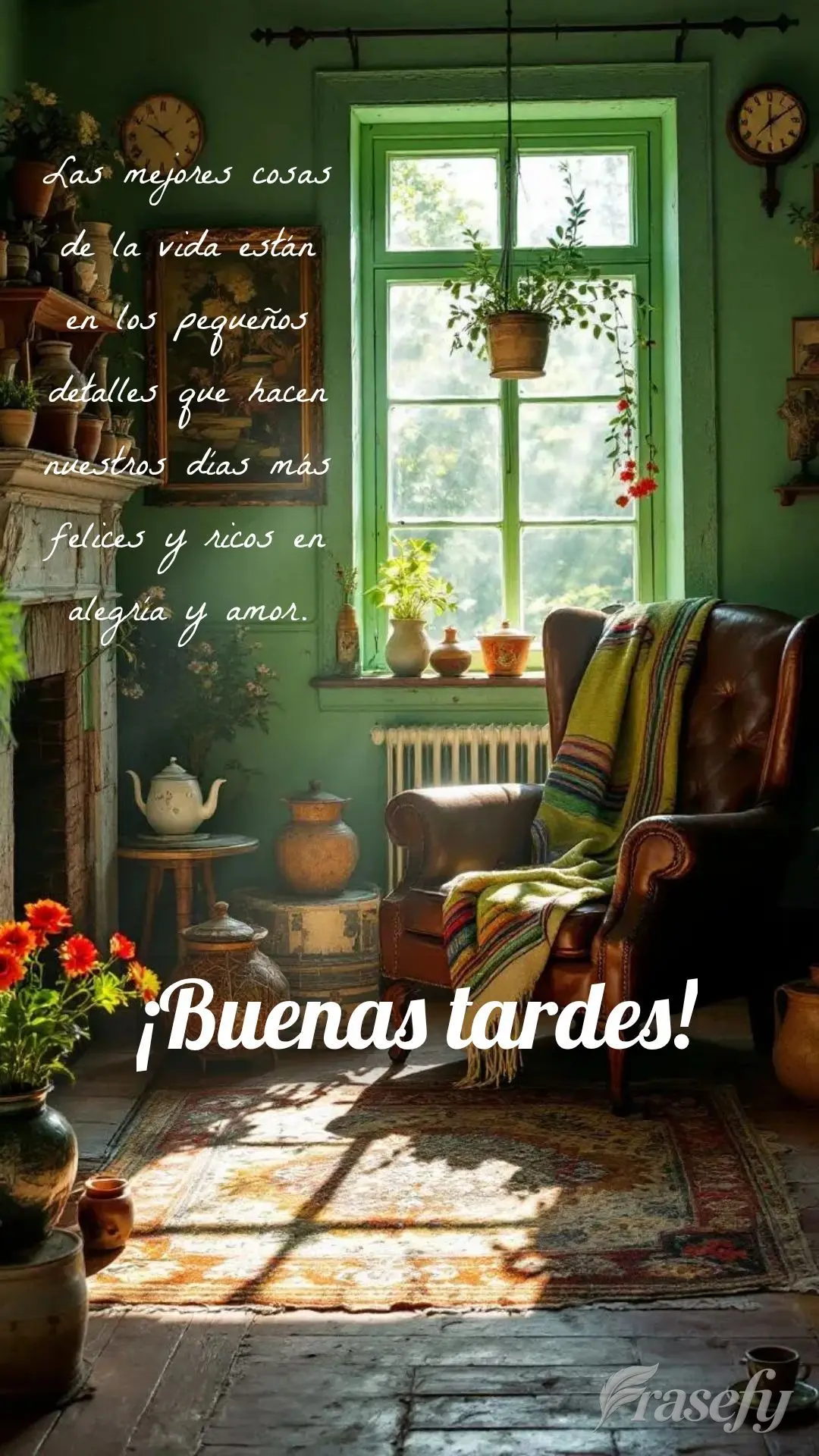 Las mejores cosas de la vida están en los pequeños detalles que hacen nuestros días más felices y ricos en alegría y amor. ¡Buenas tardes!