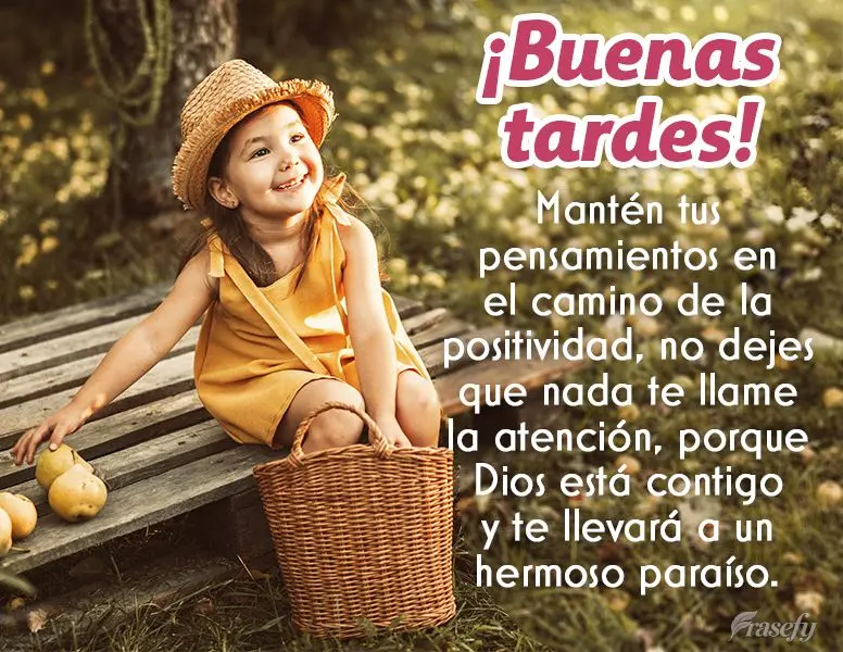 Mantén tus pensamientos en el camino de la positividad, no dejes que nada te llame la atención, porque Dios está contigo y te llevará a un hermoso pa...