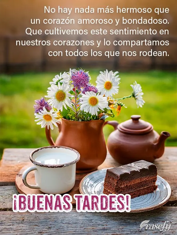 No hay nada más hermoso que un corazón amoroso y bondadoso. Que cultivemos este sentimiento en nuestros corazones y lo compartamos con todos los que no...