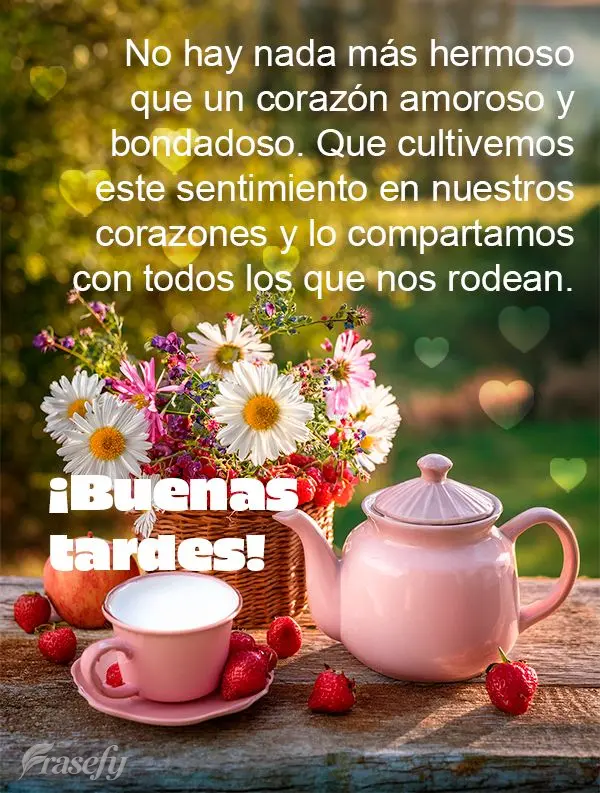 Nuestra vida es un regalo precioso y cada día es una oportunidad para difundir el amor y la bondad por todo el mundo. ¡Buenas tardes!