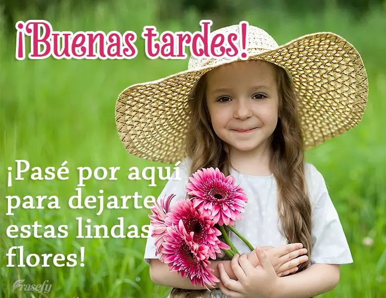 ¡Pasé por aquí para dejarte estas lindas flores! ¡Buenas tardes!