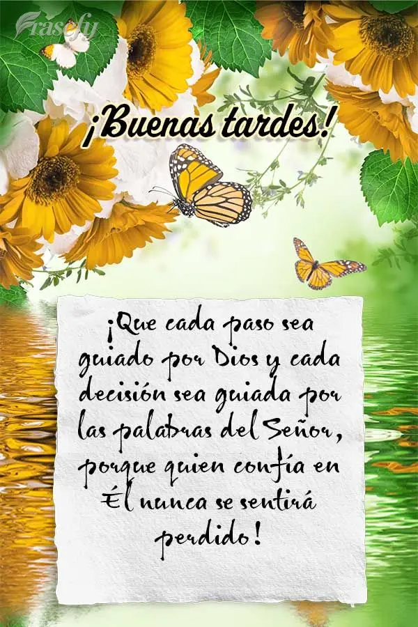 ¡Que cada paso sea guiado por Dios y cada decisión sea guiada por las palabras del Señor, porque quien confía en Él nunca se sentirá perdido! ¡Bue...