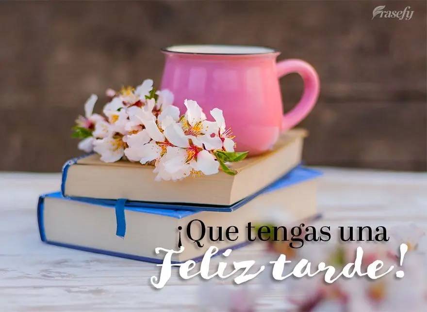 ¡Que tengas una feliz tarde!
