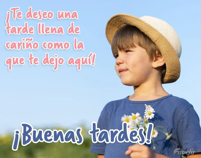 ¡Te deseo una tarde llena de cariño como la que te dejo aquí! ¡Buenas tardes!