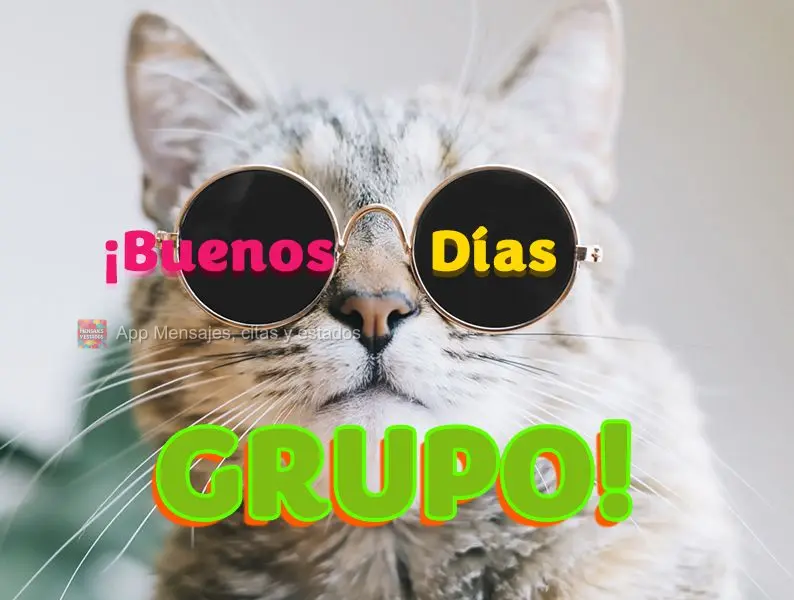 ¡Buenos días grupo!