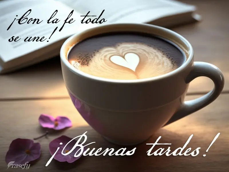 ¡Con la fe todo se une! ¡Buenas tardes!