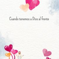 ¡Cuando tenemos a Dios al frente de todo, sabemos que no siempre hará lo que pedimos, pero estamos seguros de que siempre será mucho mejor de lo que p...