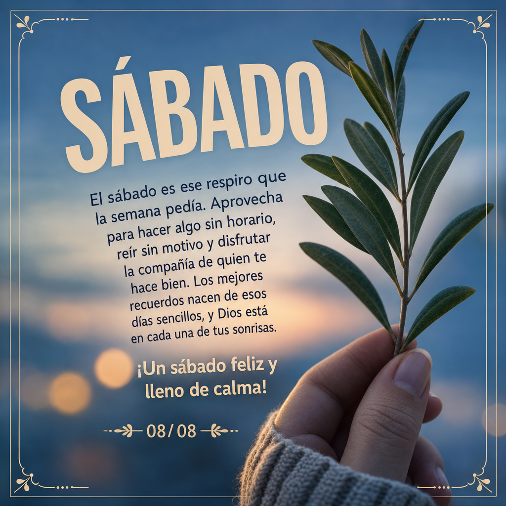 Sábado é aquele respiro que a semana pedia. Aproveite pra fazer algo sem hora marcada, rir à toa e curtir a companhia de quem te faz bem. As melhores ...