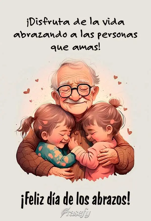 Aproveite a vida abraçando as pessoas que ama! Feliz Dia do Abraço!