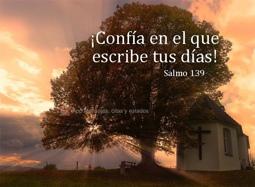 ¡Confía en el que escribe tus días! Salmo 139