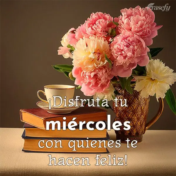 ¡Disfruta tu miércoles con quienes te hacen feliz!