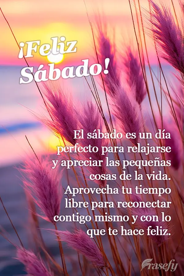 El sábado es un día perfecto para relajarse y apreciar las pequeñas cosas de la vida. Aprovecha tu tiempo libre para reconectar contigo mismo y con lo...