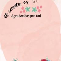 El secreto es ser agradecido.
Agradecidos por todo lo que salió bien y por todo lo que no salió como lo planeamos, pero al final fue lo mejor! Gratitu...