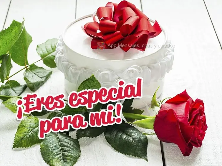 ¡Eres especial para mi!