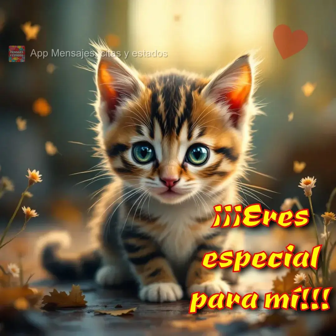 ¡¡¡Eres especial para mí!!!
