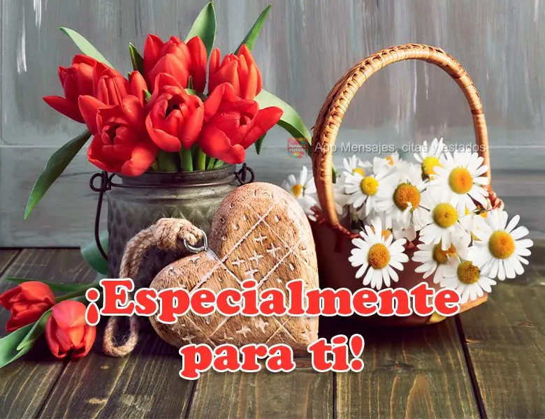 ¡Especialmente para ti!
