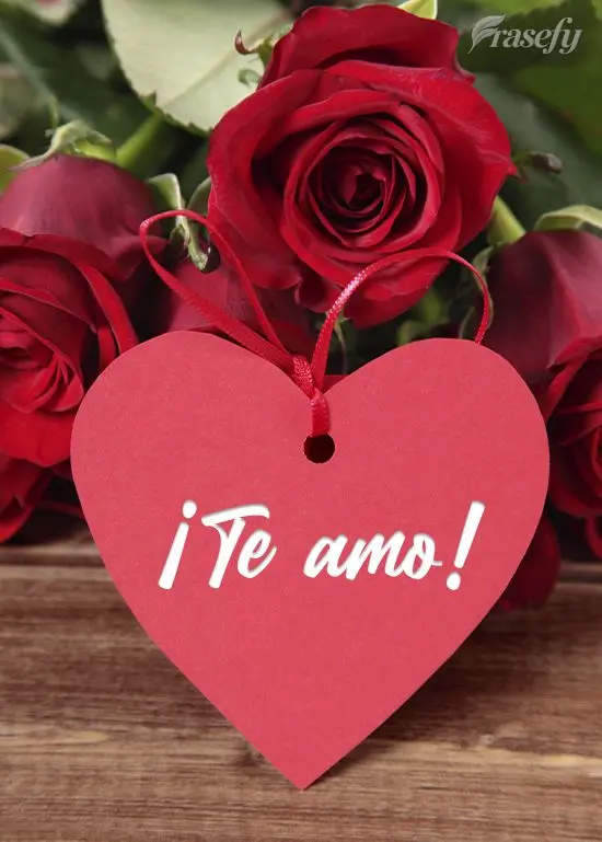 Amo você!
