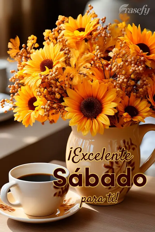 ¡Excelente sábado para ti!