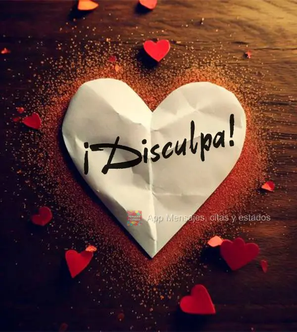 ¡Disculpa!