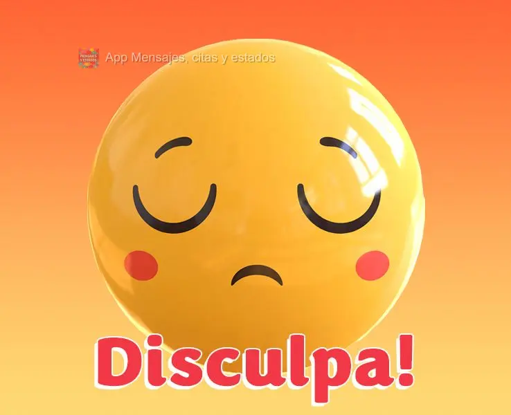 Disculpa!