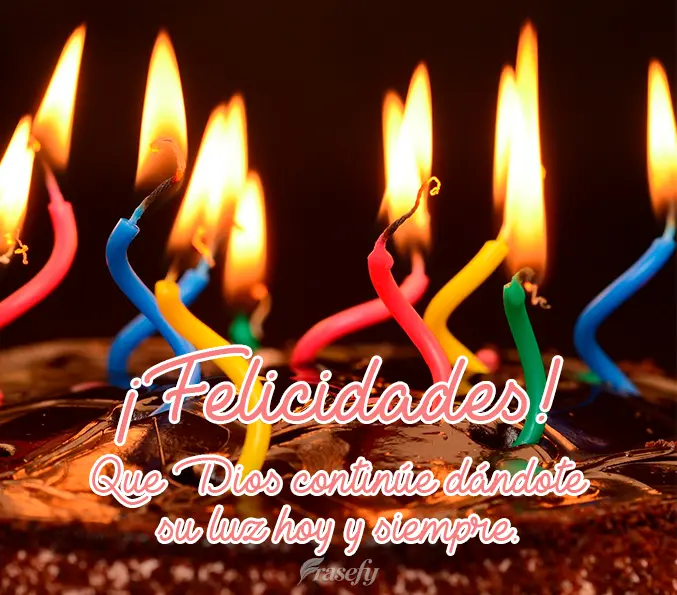 Que Deus continue te iluminando hoje e sempre. Parabéns!
