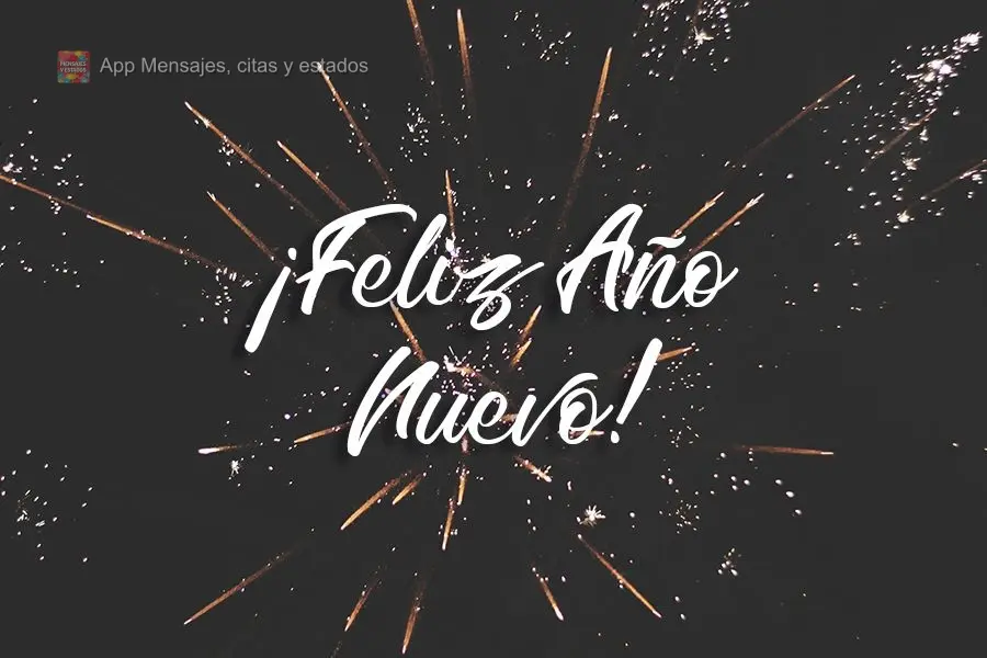 ¡Feliz Año Nuevo!