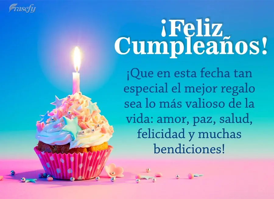 ¡Que en esta fecha tan especial el mejor regalo sea lo más valioso de la vida: amor, paz, salud, felicidad y muchas bendiciones! ¡Feliz cumpleaños!...