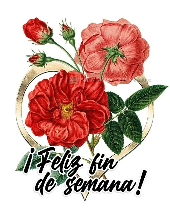 ¡Feliz fin de semana!