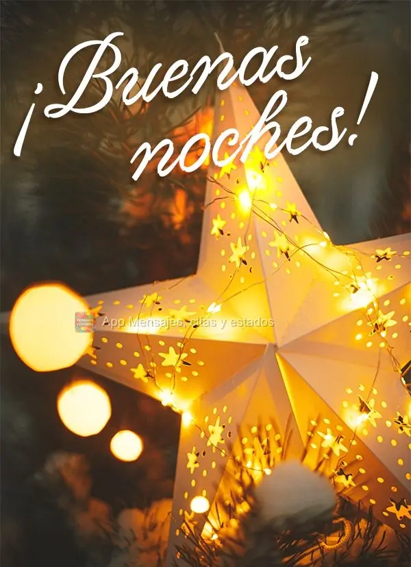 ¡Buenas noches!
