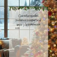 Que esta navidad podamos compartir el amor y la compasión con aquellos que más lo necesitan y que en el año nuevo podamos compartir paz y solidaridad....