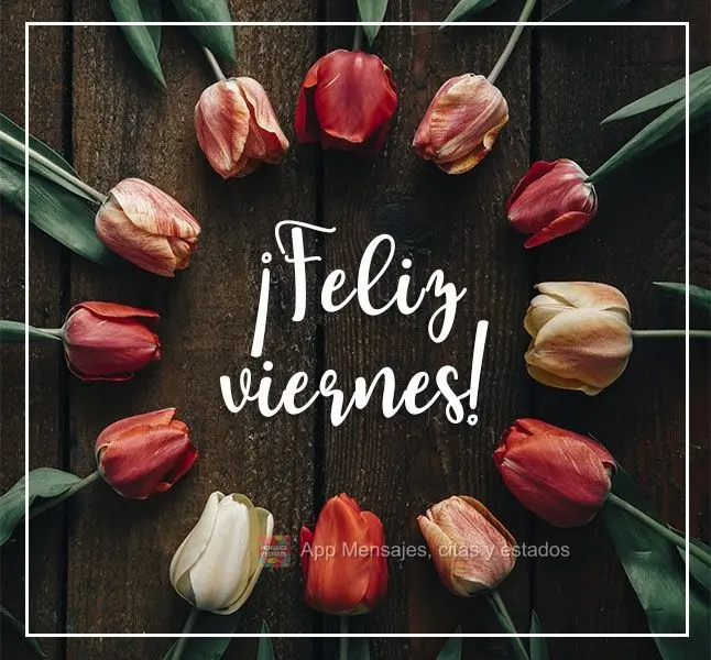 ¡Feliz viernes!