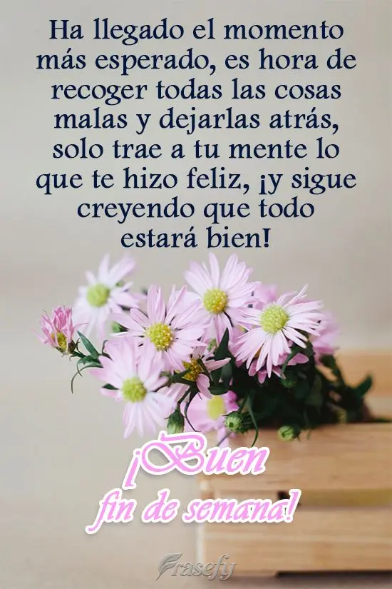 Ha llegado el momento más esperado, es hora de recoger todas las cosas malas y dejarlas atrás, solo trae a tu mente lo que te hizo feliz, ¡y sigue cre...