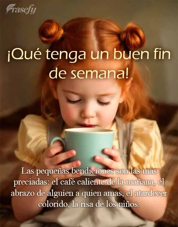 Las pequeñas bendiciones son las más preciadas: el café caliente de la mañana, el abrazo de alguien a quien amas, el atardecer colorido, la risa de l...