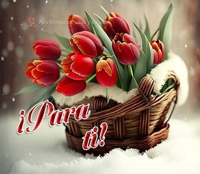 ¡Para ti!