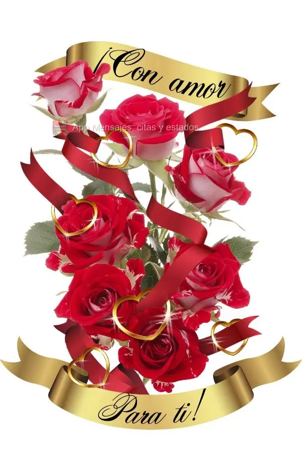 ¡Con amor para ti!