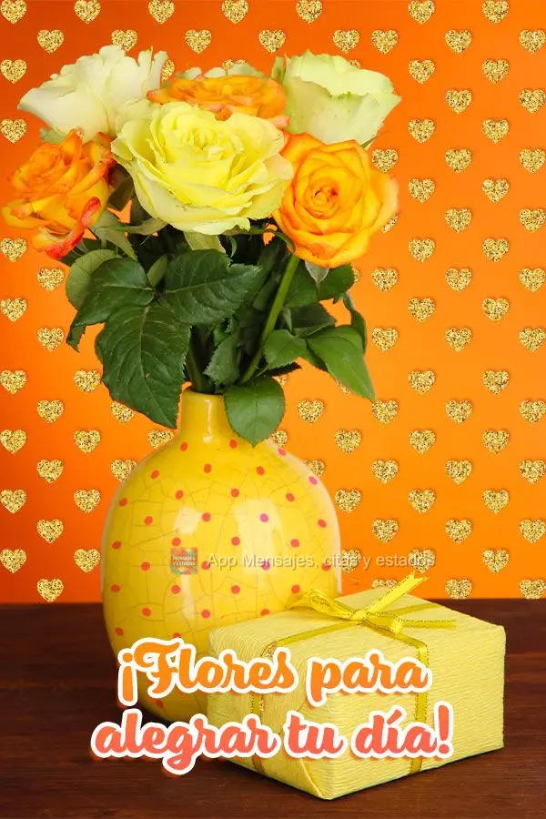 ¡Flores para alegrar tu día!