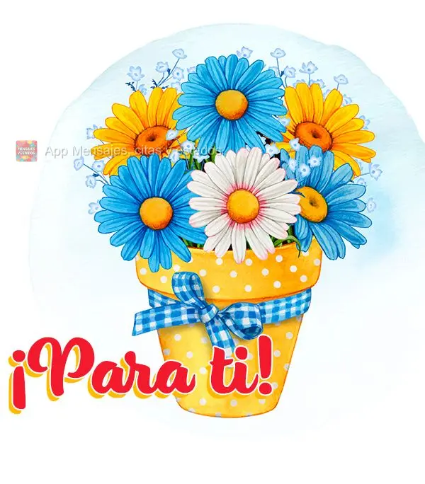 ¡Para ti!