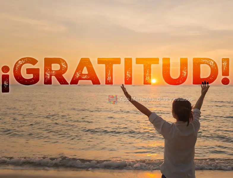 ¡Gratitud!