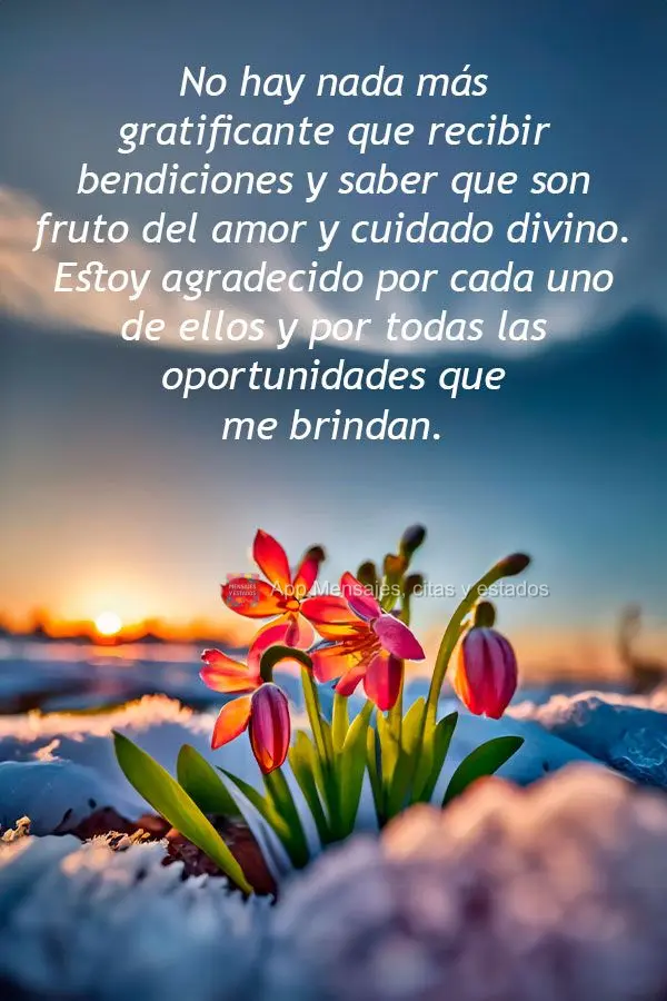 No hay nada más gratificante que recibir bendiciones y saber que son fruto del amor y cuidado divino. Estoy agradecido por cada uno de ellos y por todas...