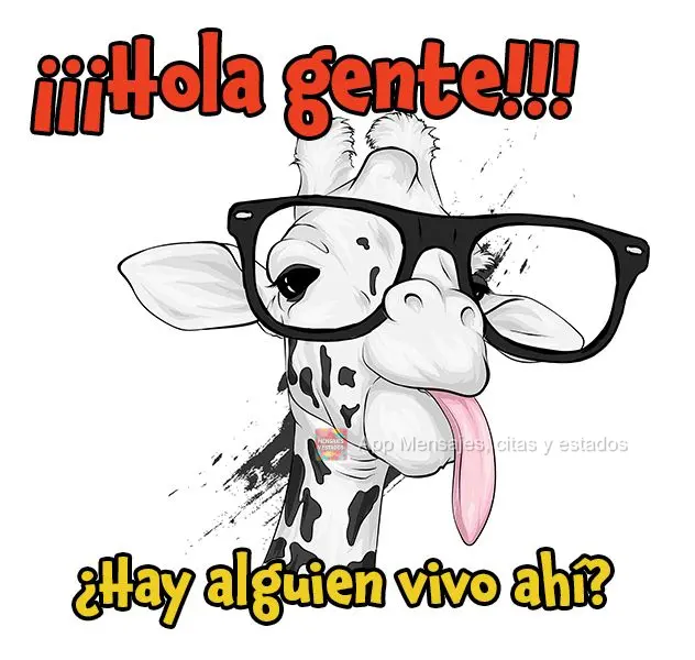 ¡¡¡Hola gente!!! ¿Hay alguien vivo ahí?