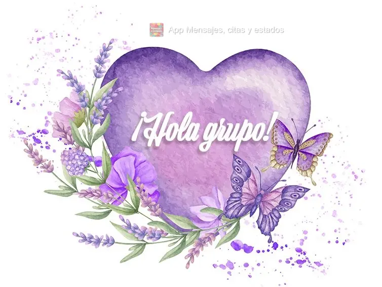 ¡Hola grupo!